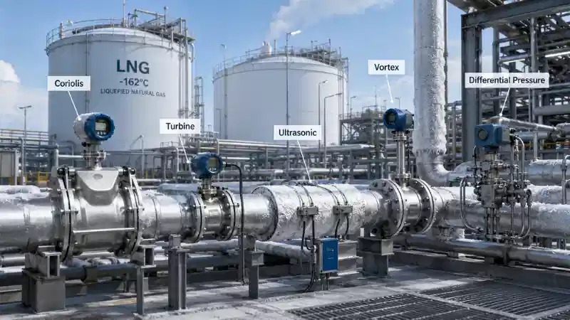 Kriogeninio srauto matuoklio pasirinkimo vadovas: Coriolis, turbina, ultragar...